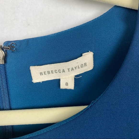 Rebecca Taylor Cap Sleeve A-line Career Dress 8 - Picture 3 of 6